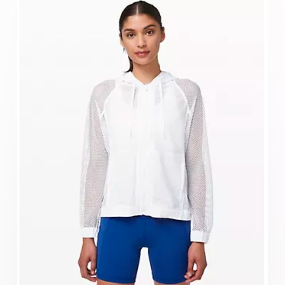 Lululemon mesh on mesh jacket